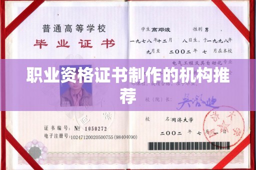莱城职业资格证书制作的机构推荐